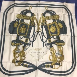 Hermès Silk Scarf Brides de Gala 90cm